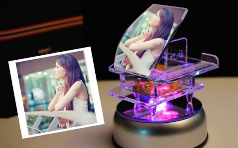 水晶钢琴音乐盒 可定制