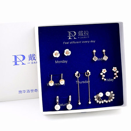 一周星期耳钉礼盒