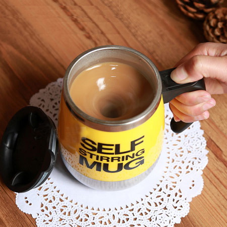 自动搅拌咖啡杯